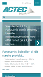 Mobile Screenshot of actecsolar.dk